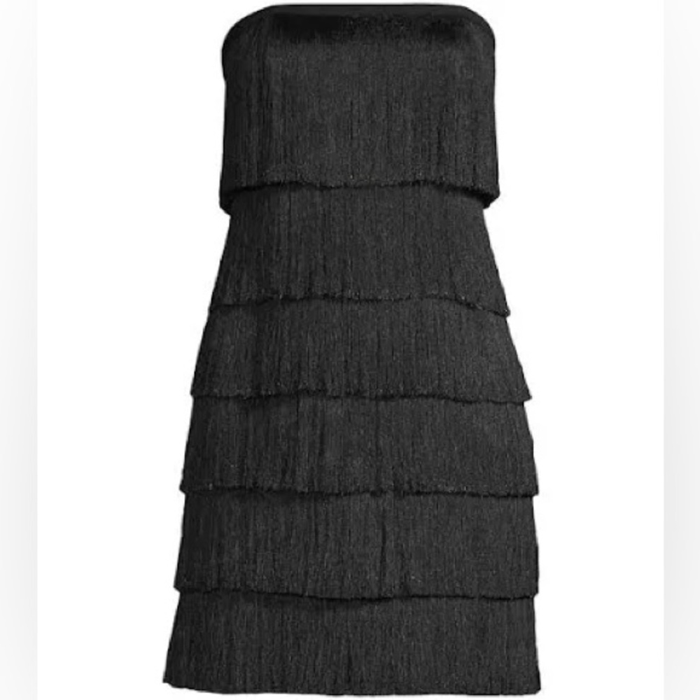 Milly Nuoir Metallic Fringe Minidress - NWT